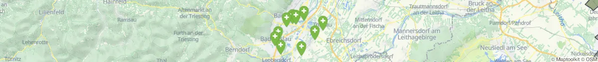 Map view for Pharmacies emergency services nearby Tattendorf (Baden, Niederösterreich)